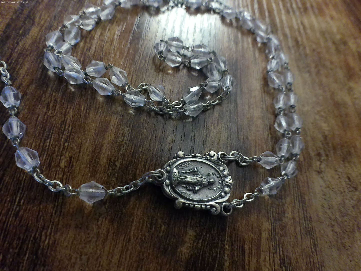 1930's Glass Bead Rosary